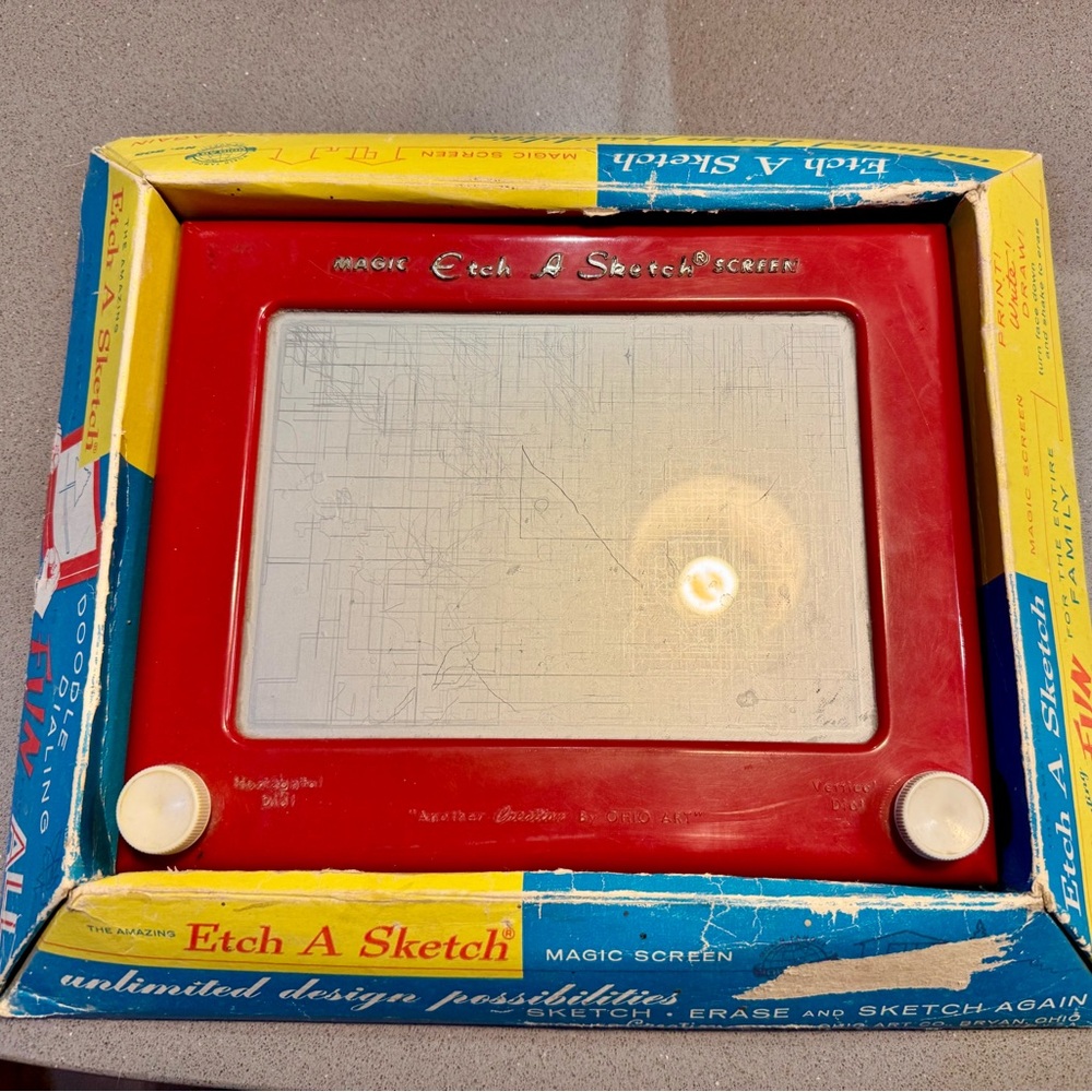 1960’s Etch A Sketch Magic Screen